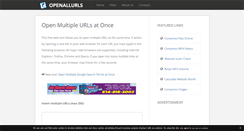 Desktop Screenshot of openallurls.com